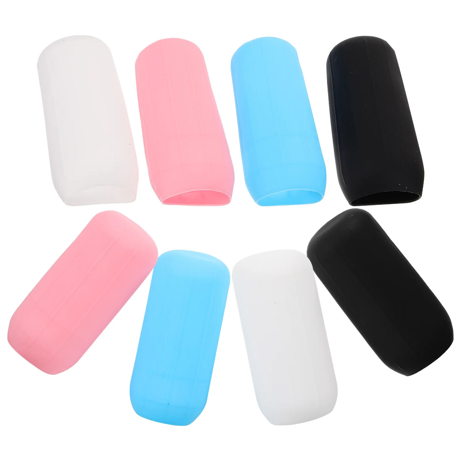 

8 Pcs Silicone Leak-proof Sleeve Safe Travel Bottle Covers Elastic Bottles Sleeves Silica Gel Container