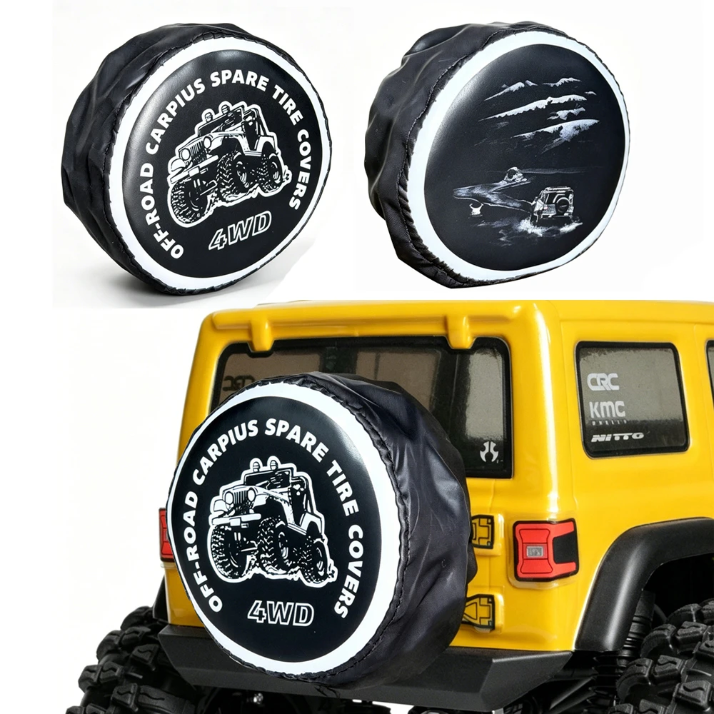 1/18 1/24 RC Mini Scale Spare Tires Cover 1.0
