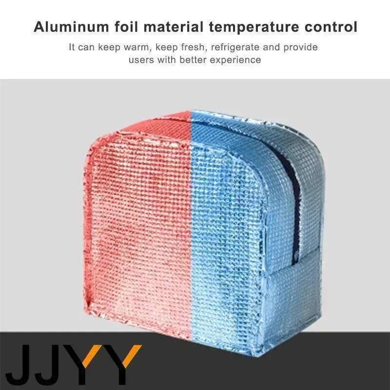 صندوق غداء مبرد وظيفي محمول معزول من القماش حقيبة غداء للنساء والأطفال لتخزين الطعام الحراري للنزهات