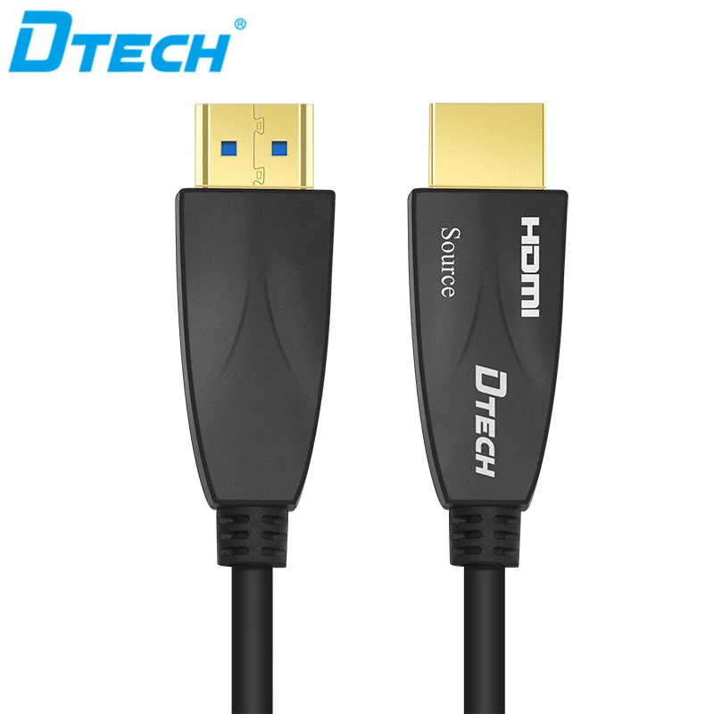 DTECH الساخن بيع 2 متر 5 متر 10 متر 15 متر 20 متر 25 متر 50 متر 100 متر 1080p 4k hdmi كابل 2.0 HDMI كابل الألياف ثلاثية الأبعاد للتلفزيون الكمبيوتر