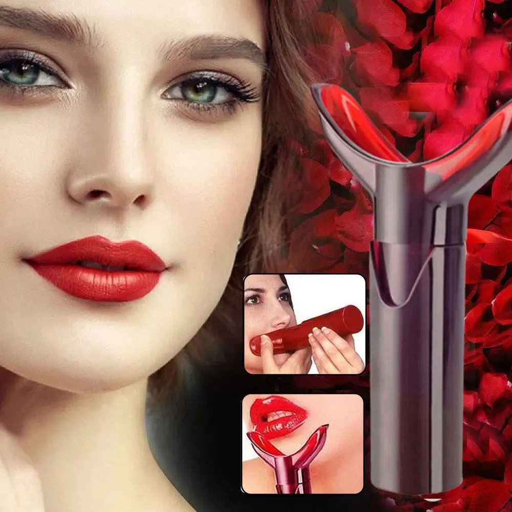 Bomba de labios portátil, dispositivo de succión Manual, potenciador de labios, herramienta de belleza, accesorios de mejora, Rojo