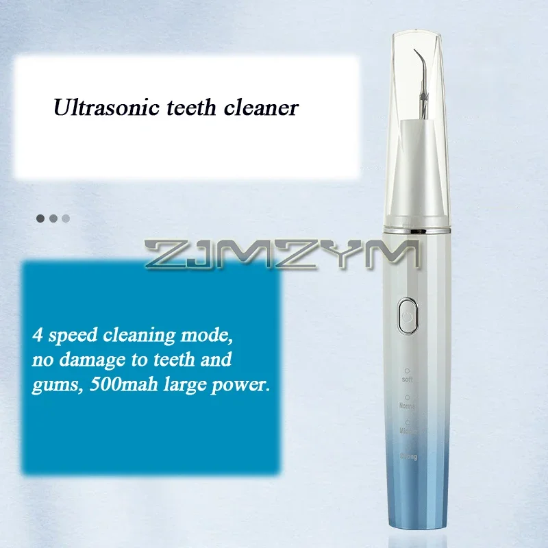 Escalador Dental ultrasónico multifuncional, modo de limpieza Dental de 4 velocidades, instrumento Dental doméstico con 360 °   Punta de trabajo giratoria