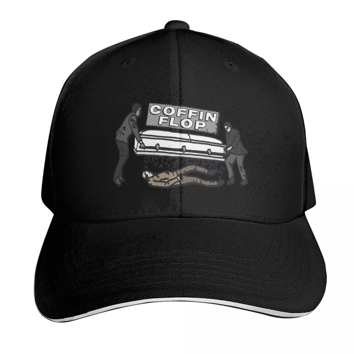Coffin Flop (I Think You Should Leave) Baseball Cap Streetwear Hip Hop Trendy Vintage Retro Embroidered Lightweight Packable