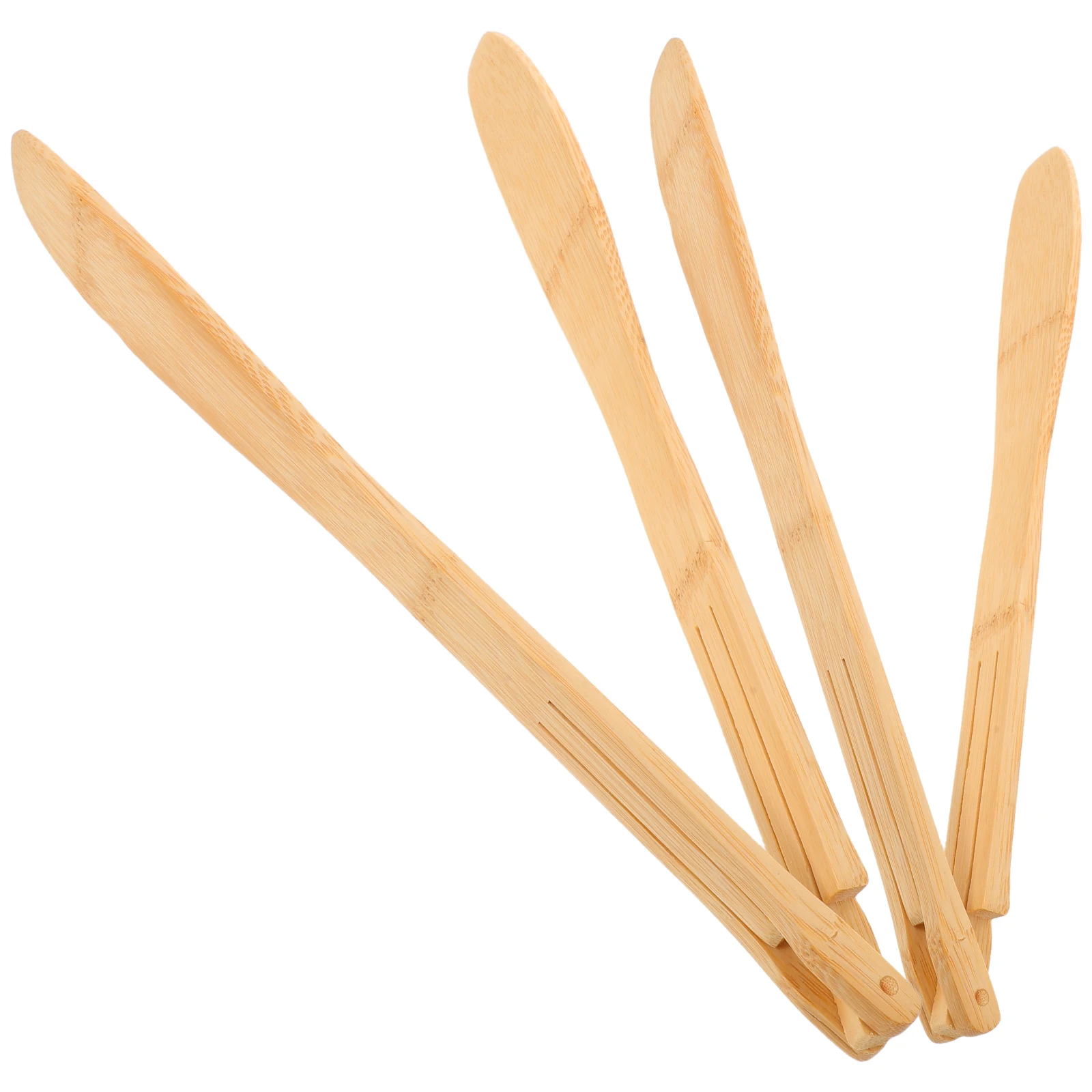 

2Pcs Bamboo Toast Tongs Reusable No Paint Anti-Slip Design 12 Inch Long Toaster Tongs Kitchen Utensils for Cooking Air