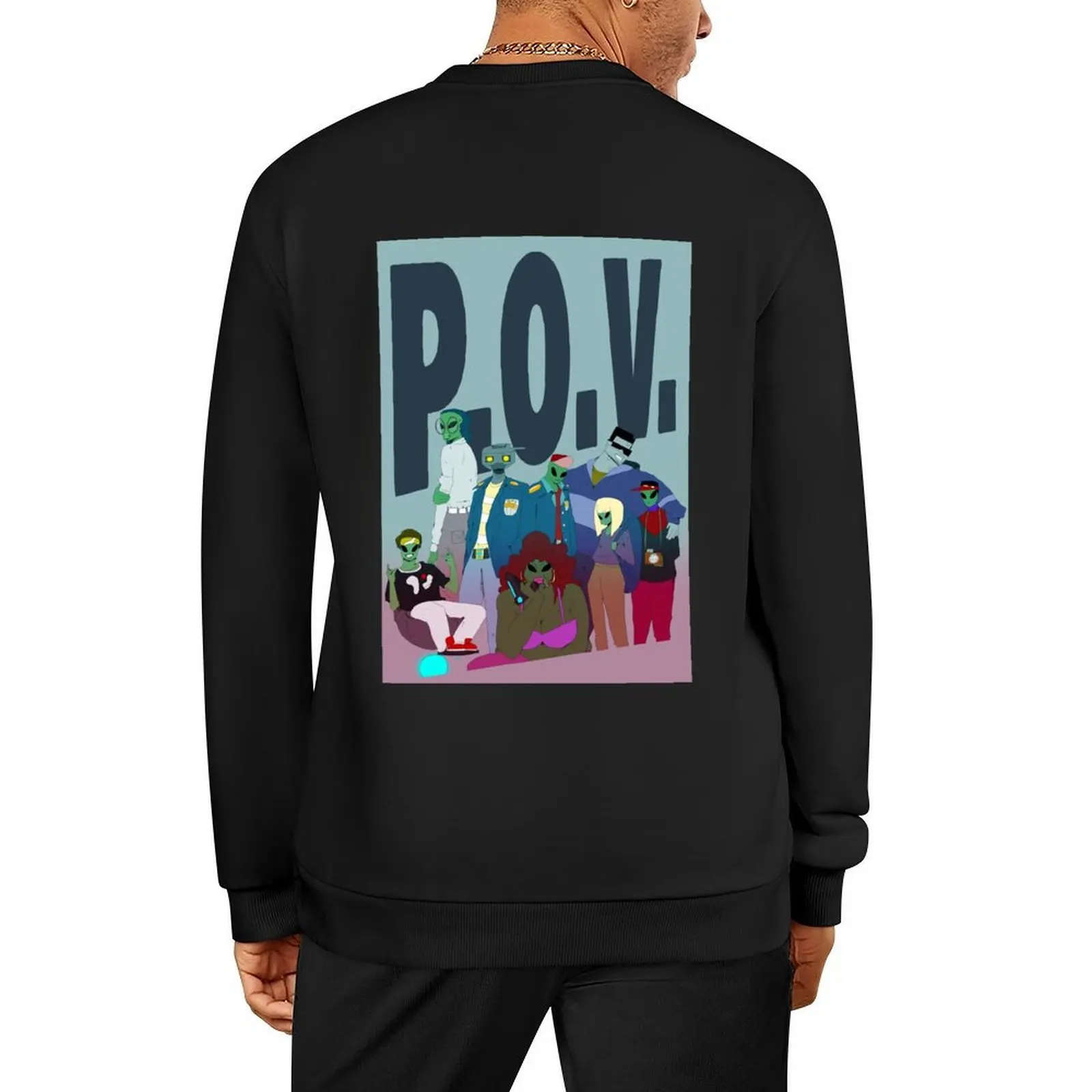 

POV season 1 Pullover anime clothing korean autumn clothes men's winter sweater winter clothes new hoodies and sweatshirts