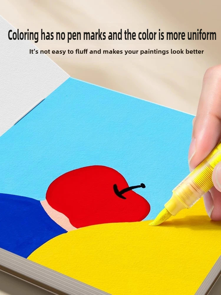 ENMY 300g/㎡ Acrylic Marker Drawing Notebooks Paper No Bleed Art Paper Cotton Fiber Watercolor Paper for Office School Supplies