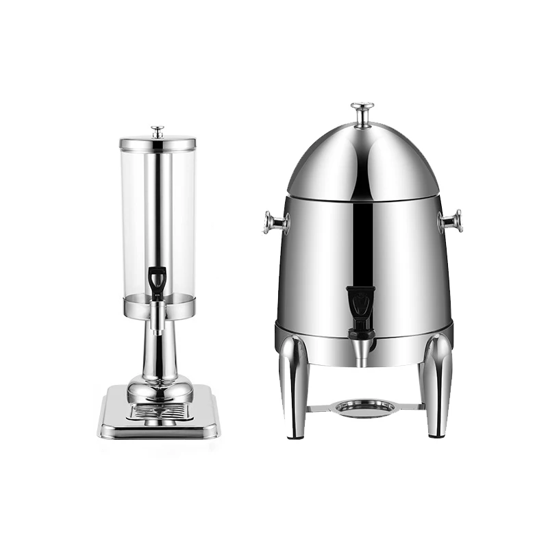 

Heat Preservation Stainless Steel Coffee Urn Durable Drink Water Wine Liquor Dispenser Fountain Hotel Juice Tea Catering Urn