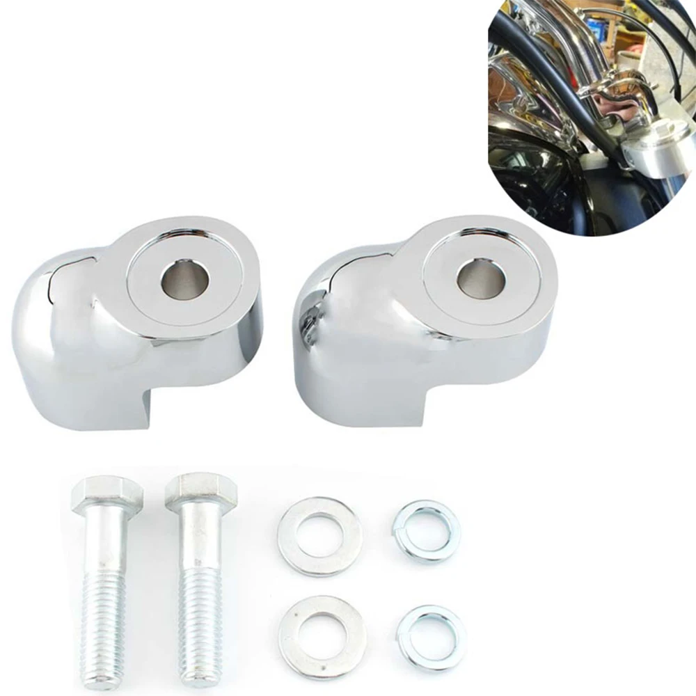 Motorycle Drag Handle Bar Riser Spacer Handlebar Clamp Adaptor Rise 25MM Back For Honda VTX1300C 2009-2004 VTX13C017 VTX1300