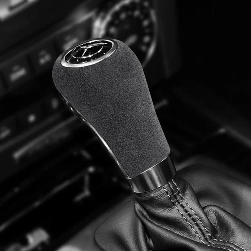 

For Mercedes Benz W169 W203 W204 W211 W212 W461 W463 GLS X166 GLK X164 2009-2011 Alcantara Overlay Gear Shift Knob Cover Collar