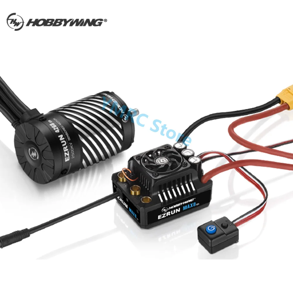 Hobbywing EzRun MAX8  G2S 160A 3-6S Sensored Brushless ESC with 4278SD 2250KV/4268SD 2500KV SD G2R Combo Motor For 1/8 1/10 Truc