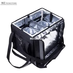 Camping Box Picnic Accessories Trips Outdoor Refrigerators Lunch Food Delivery Carry Pouch Hiking Supplies Thermal Cooler Bag