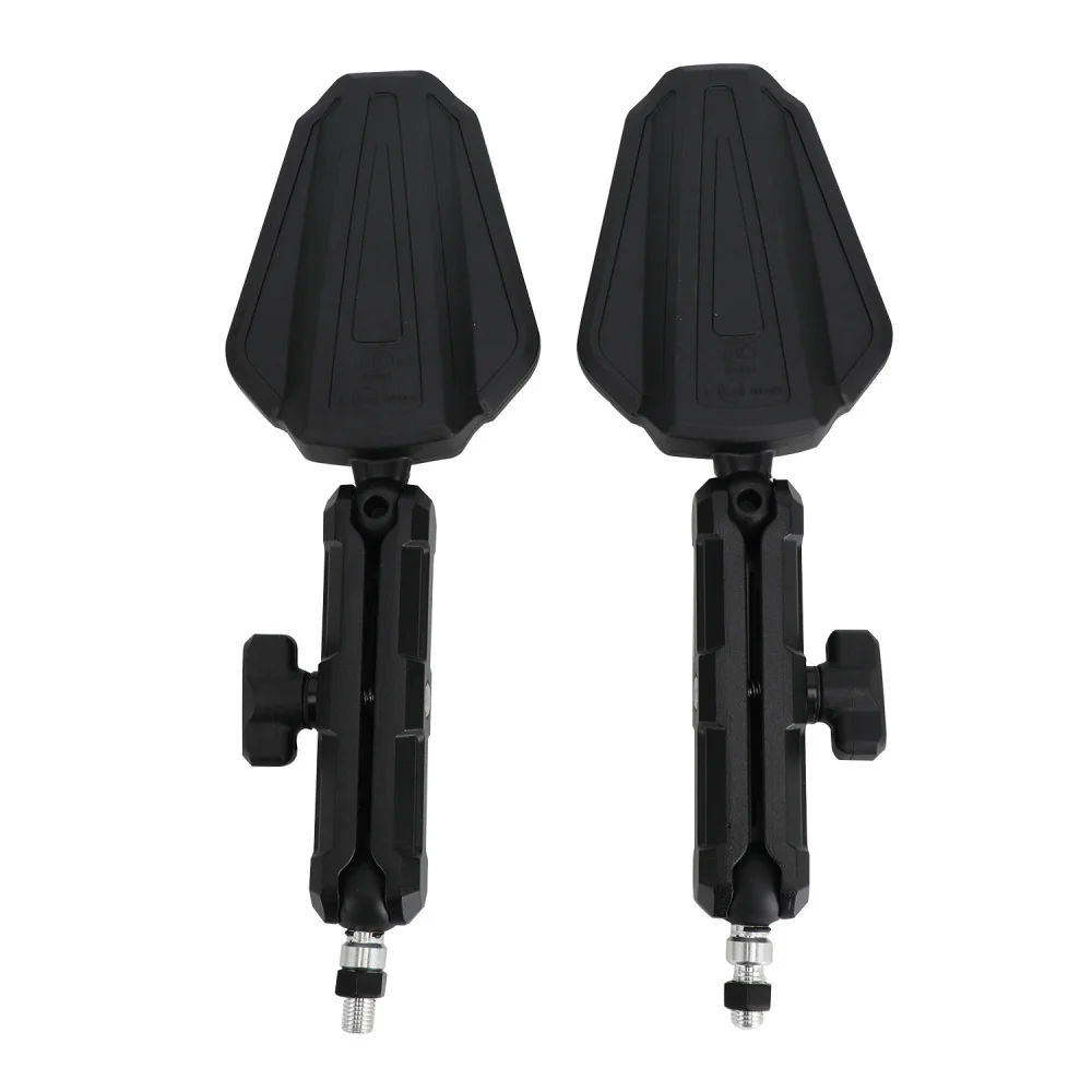 Universal Motorcycle Rearview Mirrors Side Mirrors  For KTM ADV HONDA KAWASAKI Versys KLR650 SUZUKI Benelli TRK Rally Parts image 4