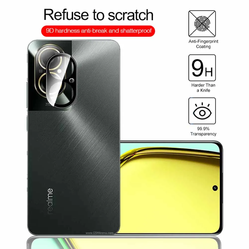 3D Curved Tempered Glass Camera protective Case For Realme C67 4G Rear Lens Cover Realmi C 67 67C RealmeC67 4G 6.72inch RMX3890