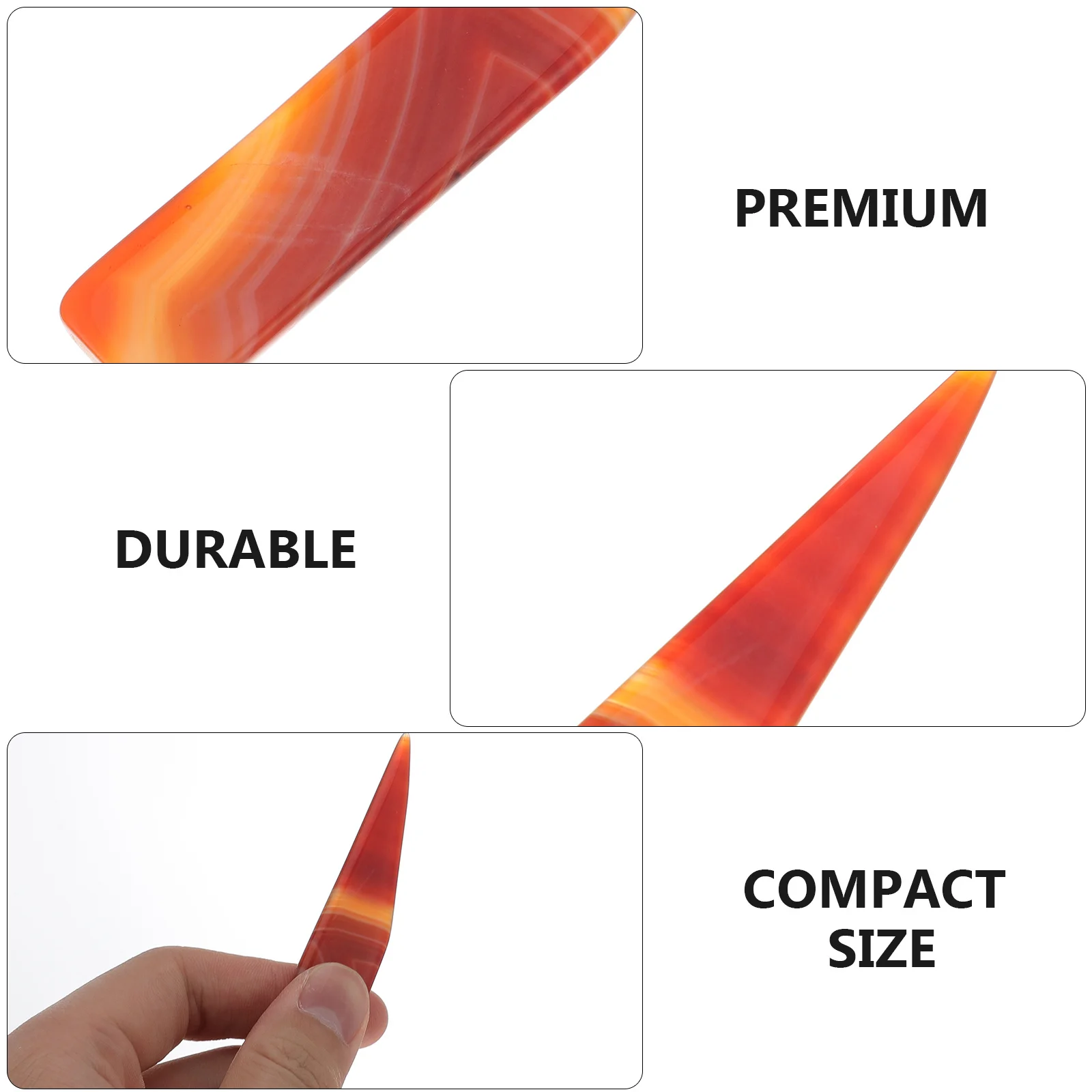 2 قطعة مجوهرات العقيق الملمع خفيفة الوزن المحمولة فعالة النفط الدائري الملمع مجوهرات العقيق الملمع