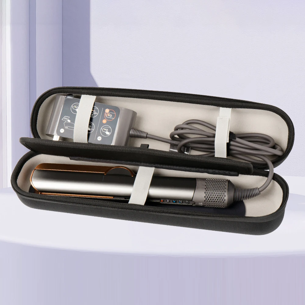 EVA Hard Carrying Case Shockproof Portable Travel Storage Bag Anti-Scratch Dust-Proof for Dyson Airstrait HT01 Hair Straightener