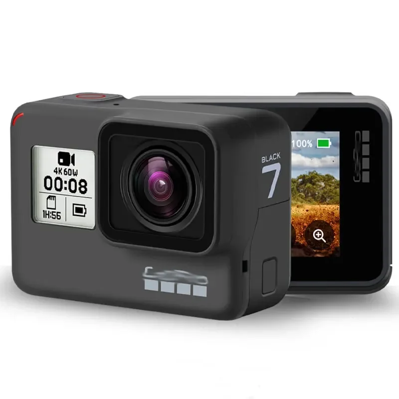 Second hand with go_pro7 black sports camera underwater diving 4K video outdoor riding waterproof camera vlog 99 new