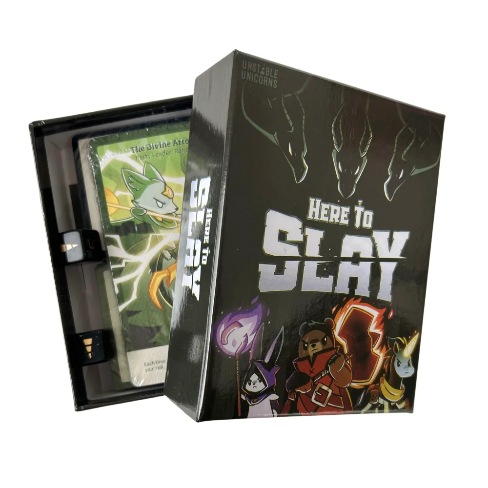 Here to Slay Here to Sleigh Holiday Expansion Pack Strategic Role Playing Card Game for Kids Teens Adults 2-6 Player