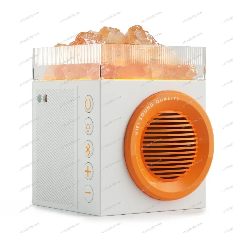 Desktop Wireless Bluetooth Speaker Night Light Crystal Aroma Diffuser Portable Outdoor Bluetooth Audio