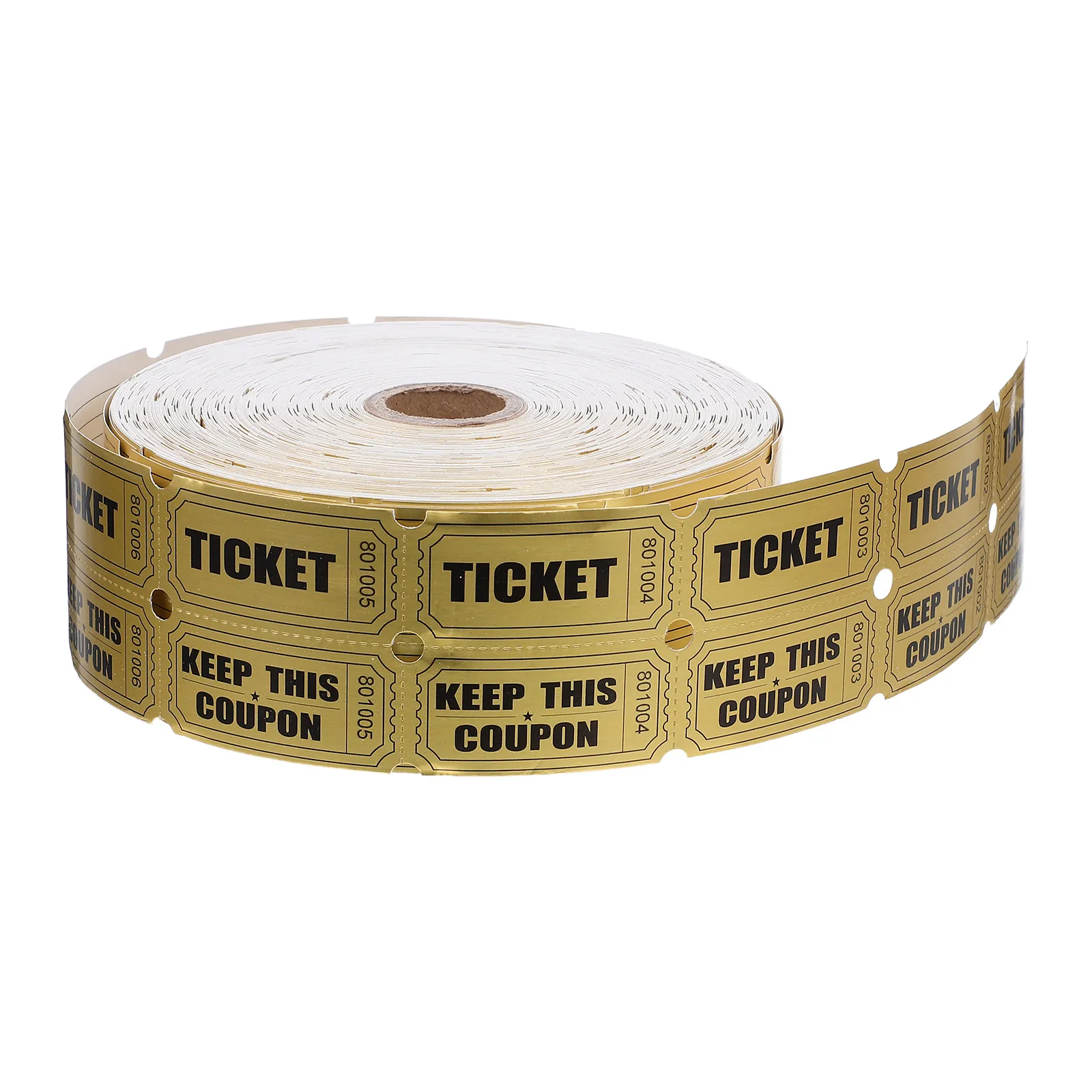 2000Pcs Raffle Tickets Bulk Roll Tearable Carnival Prize Reward Tickets for Events Parties Auctions Classroom Decorations view 5