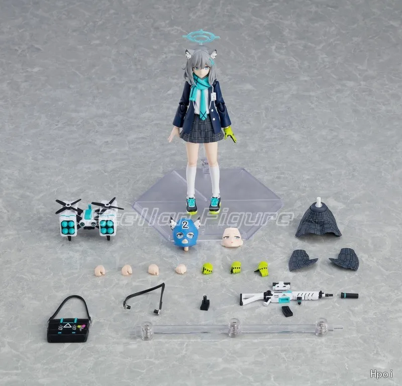 

【SF】In Stock Max Factory Figma567 Blue Archive Sunaōkami Shiroko Figures Model Collection Anime