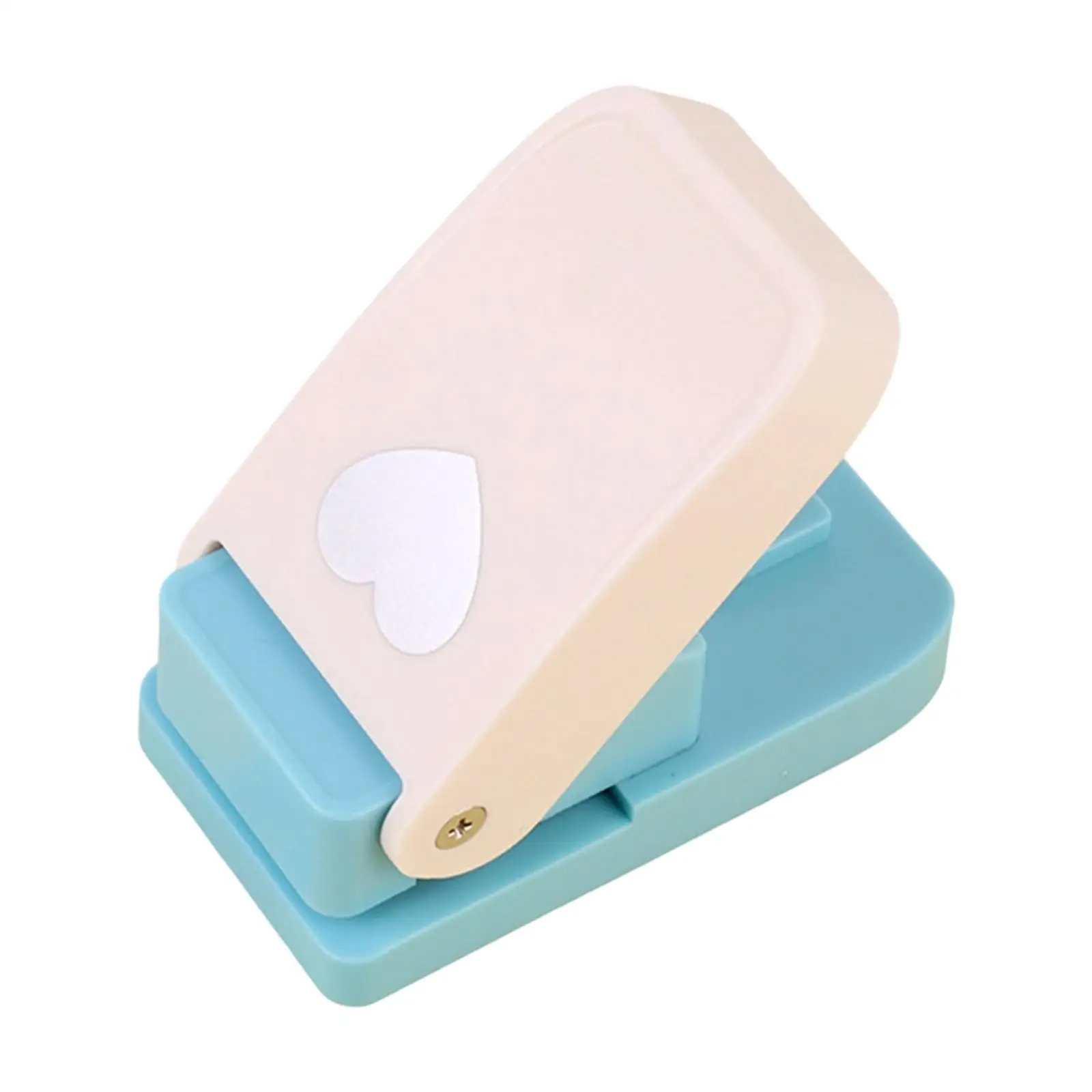 Tab Punch for Paper Craft Heavy Duty Carbon Steel Cutter Scrapbook Label Punch Easy Use Handcraft Tool