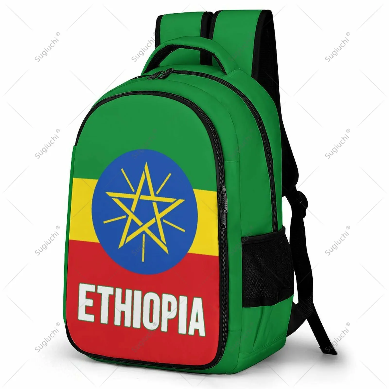 

Backpack Ethiopia Flag Student Schoolbag Smart Business Travel Leisure Backpack Laptop Back Pack Office Work Bag