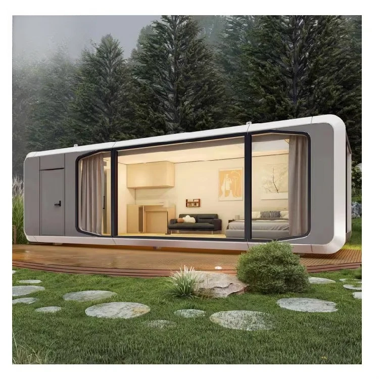 SH Apple Cabin 20ft 40ft Outdoor Modern Popular Prefab Tiny House Mobile Working House Office Pod Container House