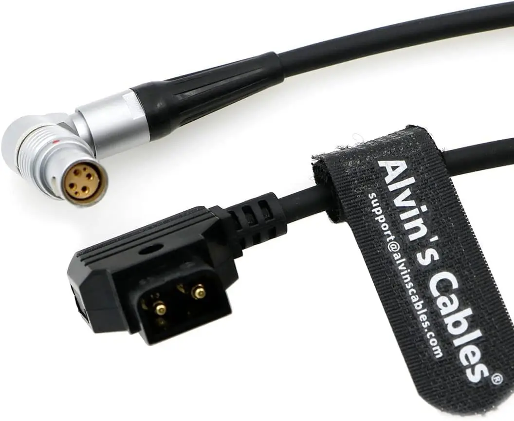 Alvin's Cables RED DSMC2 D Tap to 1B 6 Pin RA Power Cable for Komodo X V Raptor Ronin 4D 1M