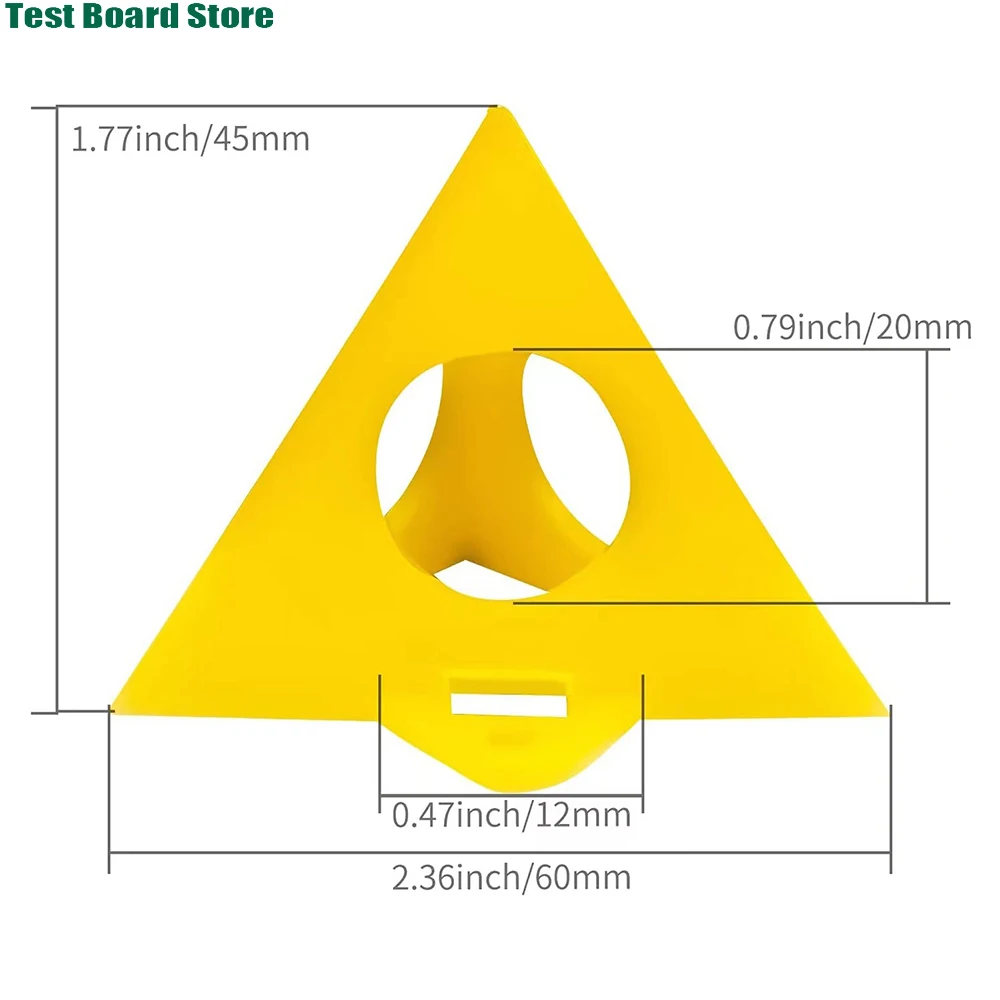 10Piece Pyramid Triangle Spray Powder Coating Wooden Bracket Portable Mini Cone Woodworking Paint Coating Bracket