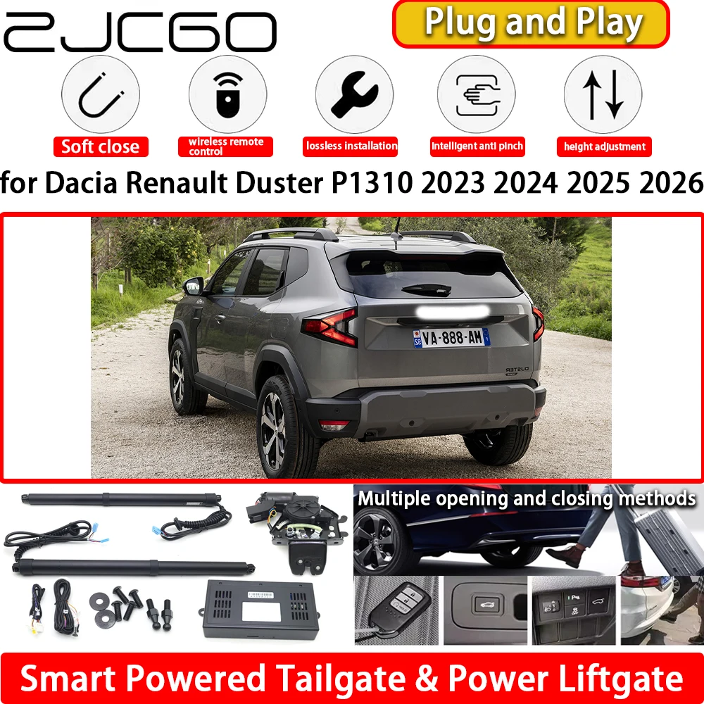 for Dacia Renault Duster P1310 2023 2024 2025 2026 Automatic Electric Powered Tailgate Power Liftgate Tail Gate Lift Kit System
