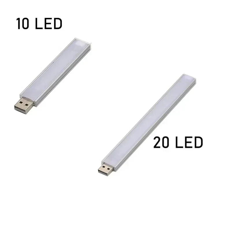 Mini USB LED Book Light 5V Portable Reading Lamp Foldable Eye Protection Night Light For Power Bank PC Computer Laptop Lighting