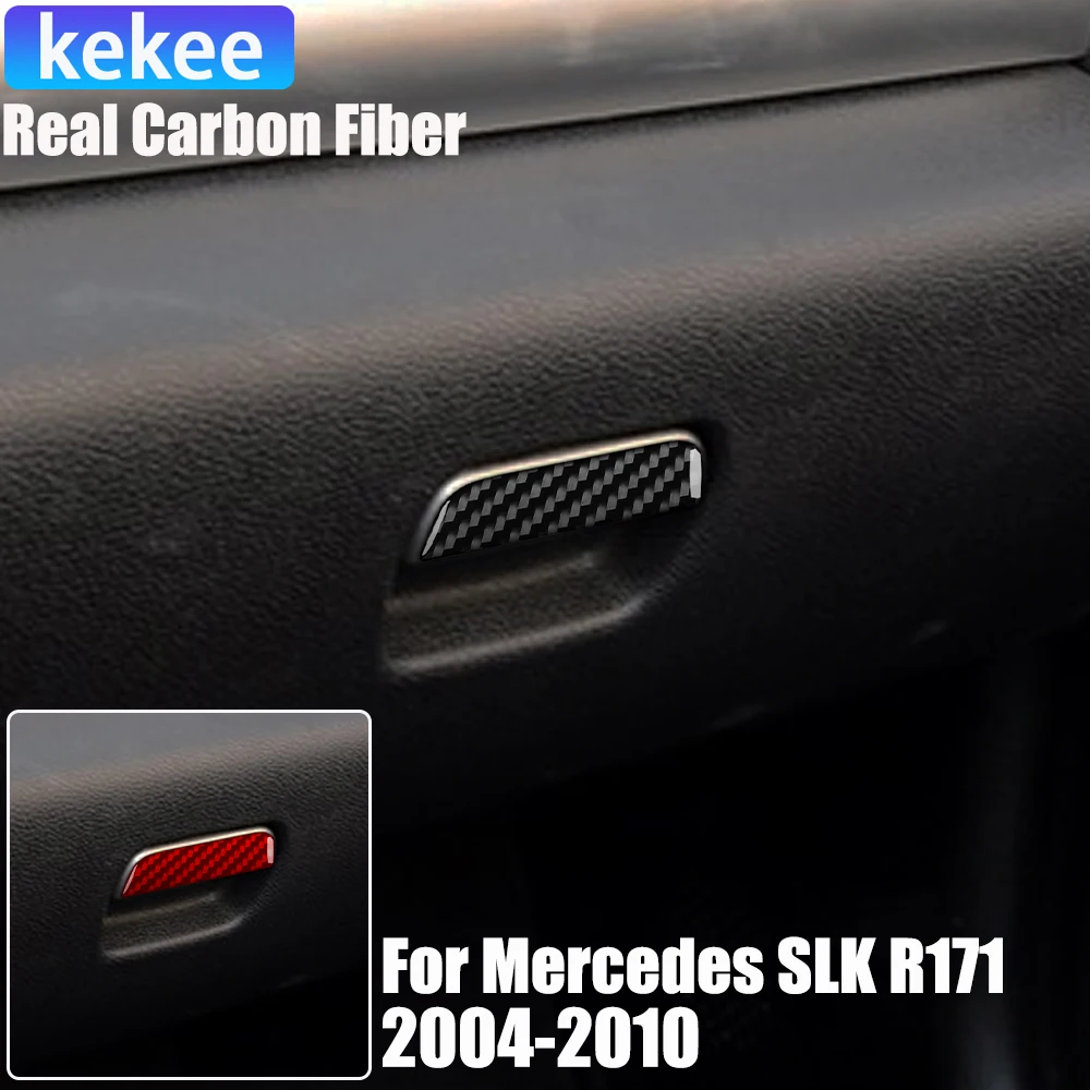 

Наклейка-накладка из настоящего карбона для отделения для перчаток Mercedes-Benz SLK R171 2004-2010