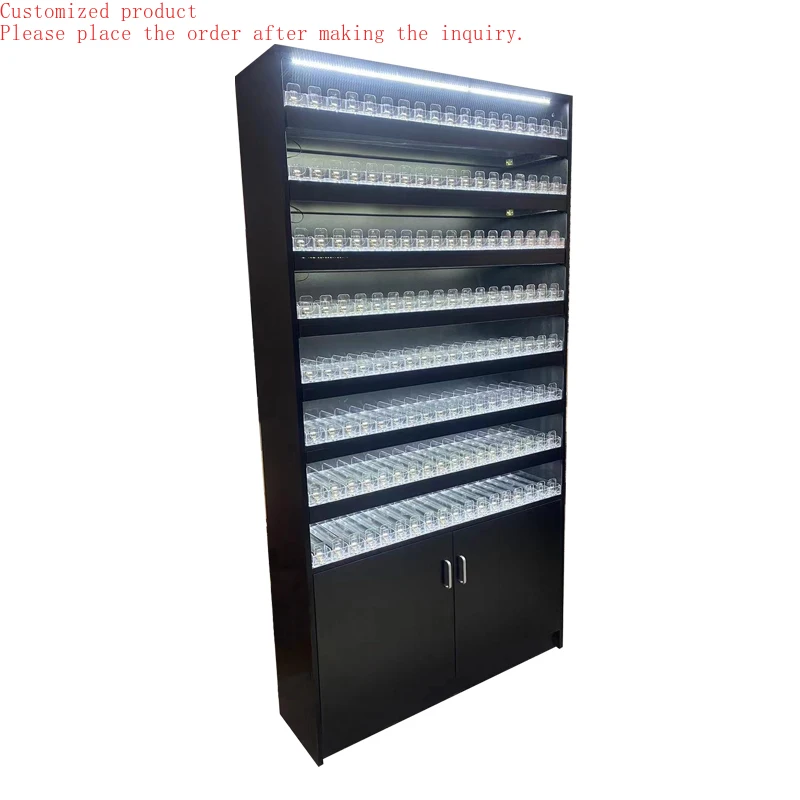 

Custom.Smoke Shop Display Stand Big Storage Cigarette Shelf