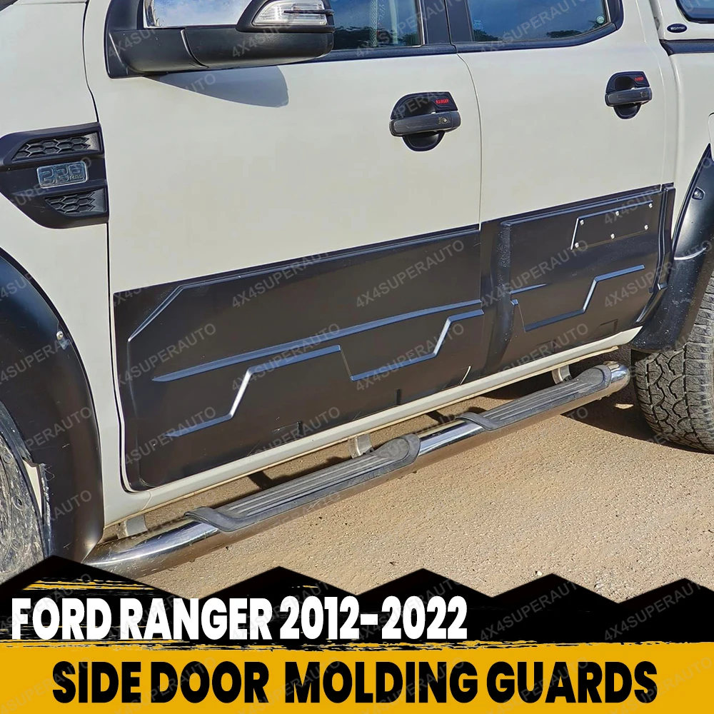 

Молдинг боковой двери для Ford Ranger 2012-2022 T6 T7 T8 Wildtrak XLT XL XLS Модели с двойной кабиной Автомобильные аксессуары