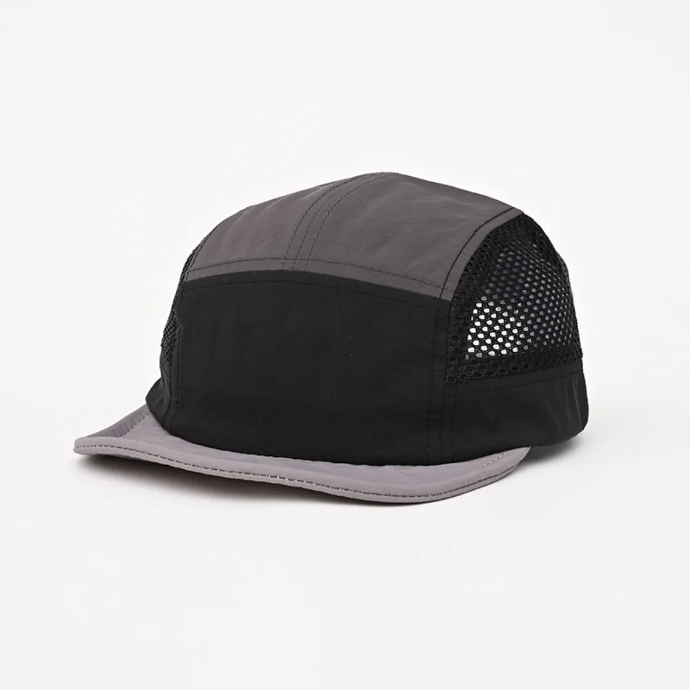 Casual Quick Drying Mesh Baseball Cap Adjustable Versatile Retro Sun Visor Cap Breathable Ultrathin Color Splicing Hat Unisex