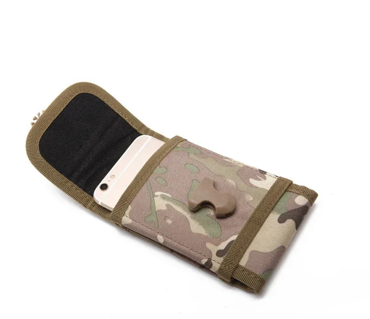 Borsa tattica Mobile MOLLE Telefono Sport all'aria aperta Escursionismo Caccia Cintura Custodia Custodia Camo Pack Accessori