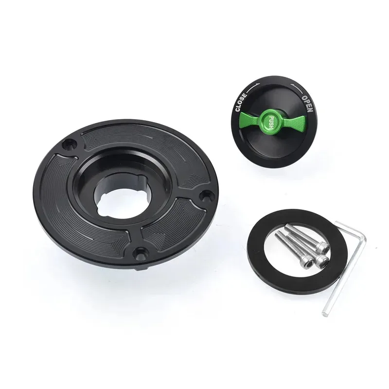 NEW for KAWASAKI Z1000 Z800 Z750 Z125 ZX10R ZX6R NINJA1000 NINJA650R ER6N ER6F NINJA VERSYS 1000 CNC Fuel Tank Cap view 5