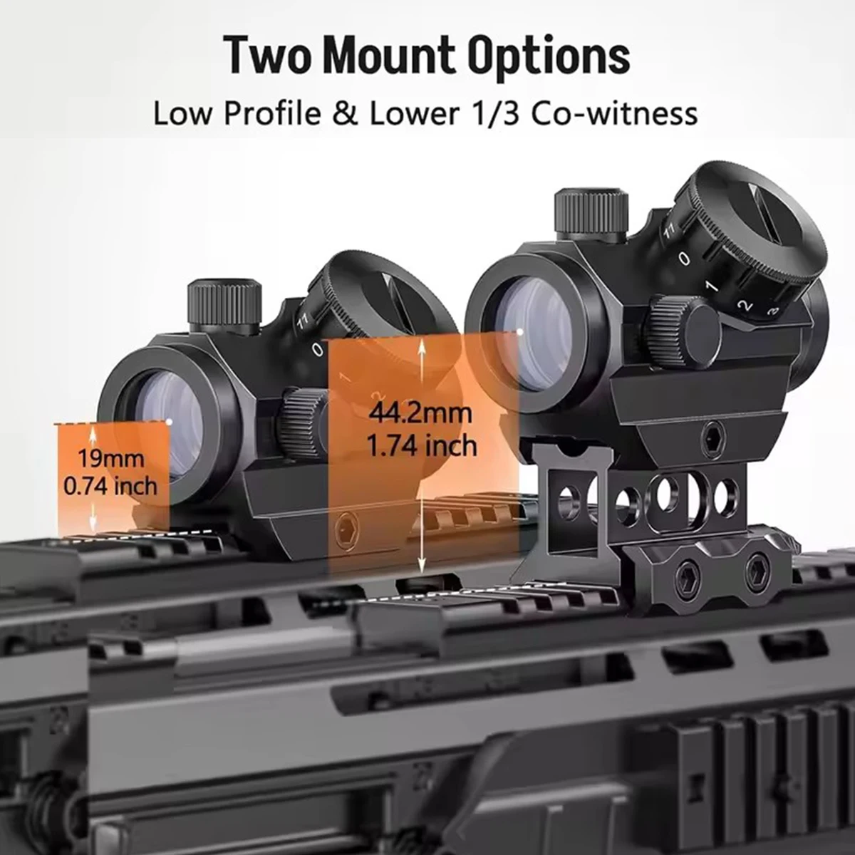التكتيكية RDS-25 4 1x20 مللي متر MOA ريد دوت البصر البصريات منعكس Riflescope نطاقات الصيد صالح 20 مللي متر القضبان بندقية للصيد الادسنس #3