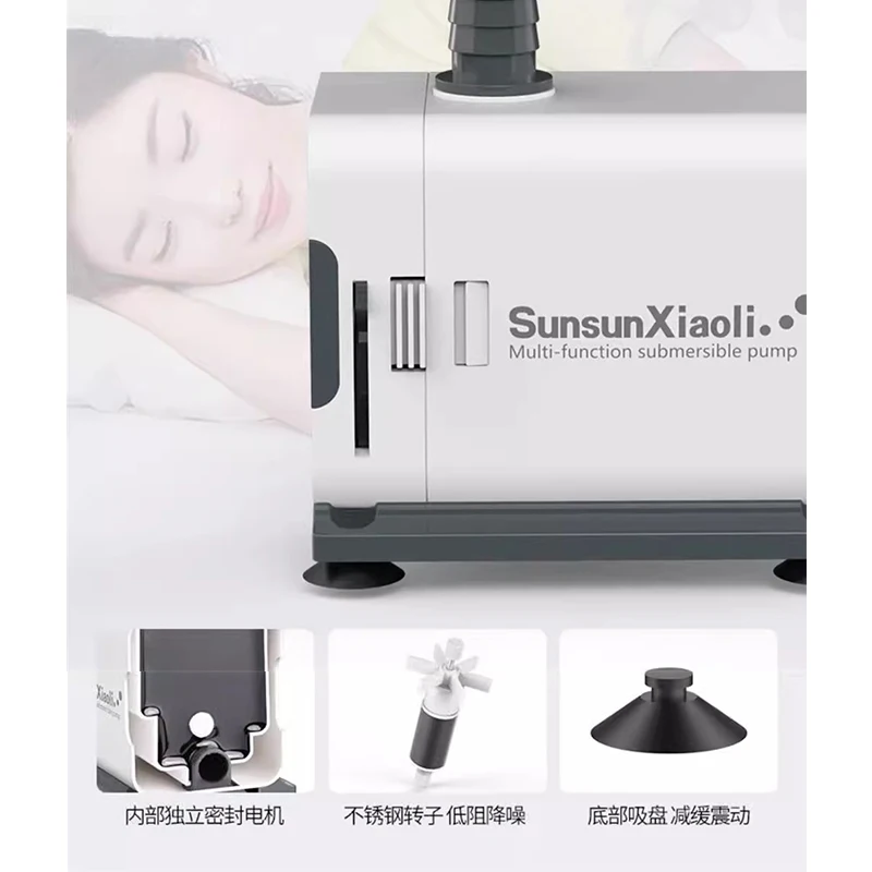 ปั๊มน้ำแบบจุ่มใต้น้ำ 500-3500 ลิตร/ชม. 3/6/15/23/40/55/85 วัตต์ สำหรับตู้ปลา ปั๊มกรองหมุนเวียนน้ำ ปั๊มดูดน้ำจากด้านล่าง ปั๊มน้ำสำหรับตู้ปลา