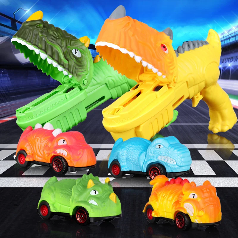 Giocattoli di dinosauro Montessori auto tirannosauro creativo genitore animale bambino giochi interattivi bambini auto regali di compleanno nuovo