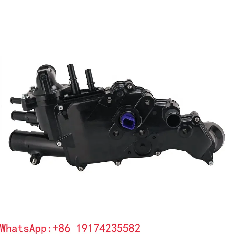 

For Peugeot 306 Citroen Engine Coolant Thermostat 1336R8 9641338180 Blue 2-Pin with Housing Body Parts
