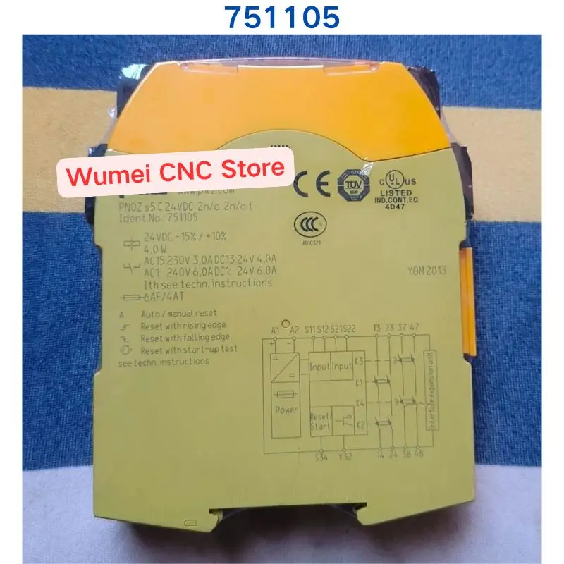 Brand New Original safety relay PNOZ s5 C 751105 If you need other specifications, please consult