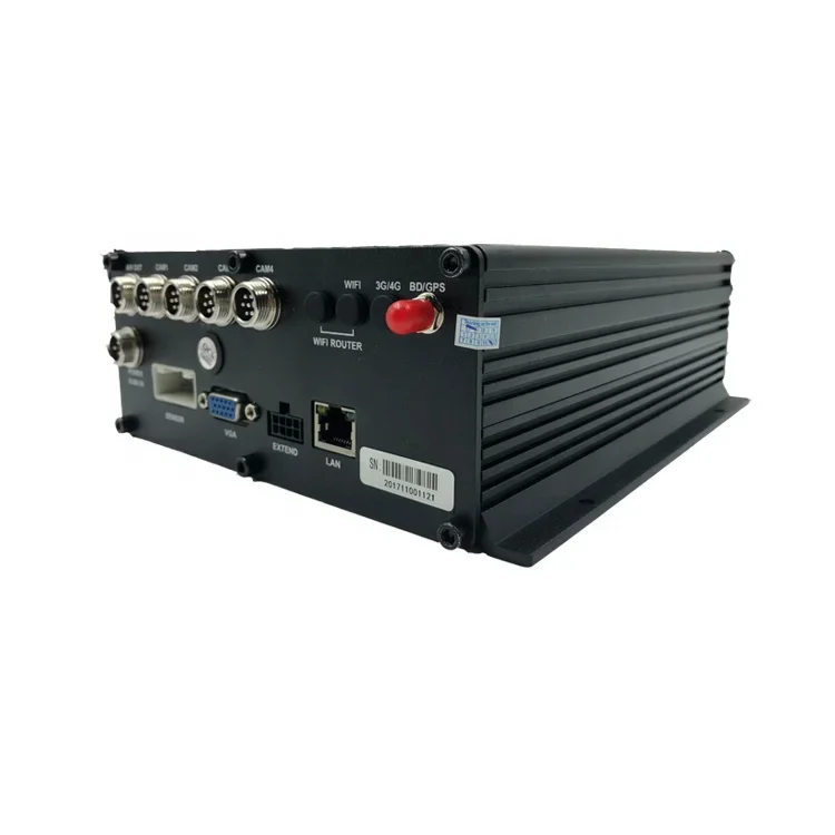 เครื่องบันทึกวิดีโอ 4 ช่อง H264 พร้อมซอฟต์แวร์ CMS ฟรี สำหรับรถโรงเรียน ระบบ DVR แบบเคลื่อนที่ รองรับความละเอียด 1080P AHD พร้อม 4G และ GPS