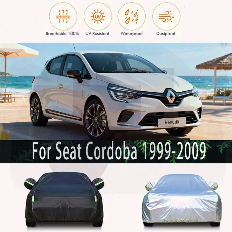 

For Full for Renault Clio 2 3 4 5 Waterproof Dustproof Outdoor Protection Sunshade Exterior Accessories Car Covers