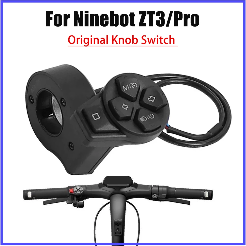 

Оригинальный электрический скутер ZT3, поворотный переключатель для Segway Ninebot ZT3 Pro, детали переключателя указателя поворота