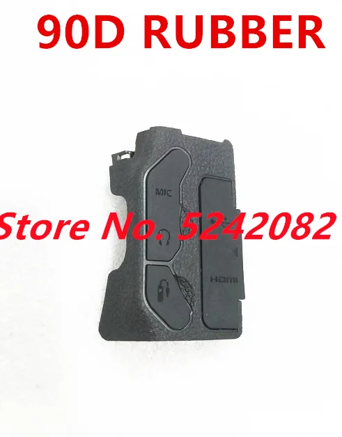 Brand New For Canon 90D Body Rubber Cover Assembly Rubber Cap Replacement Repair Part