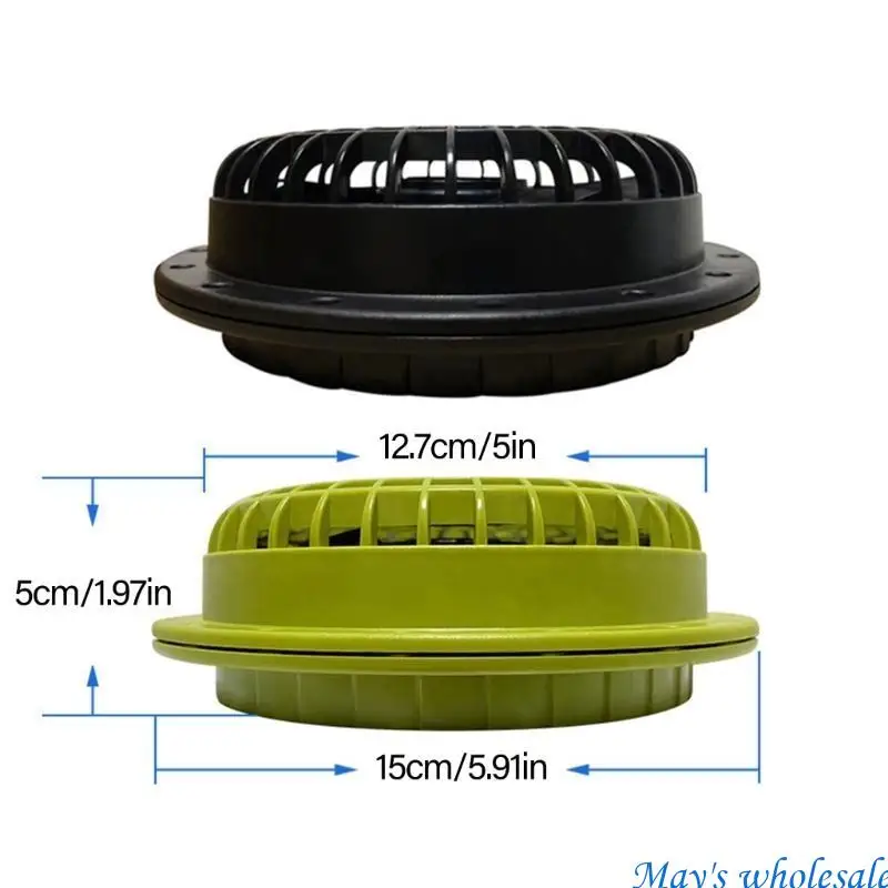 مجموعة مروحة التشغيل الهادئ مجموعة مروحة العادم متعددة الاستخدامات للتهوية الفعالة في التطبيقات المختلفة 448A #6