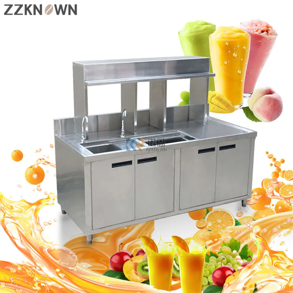 

Commercial Automatic Bubble Tea Counter Popping Boba Machine Milk Tea Workbench