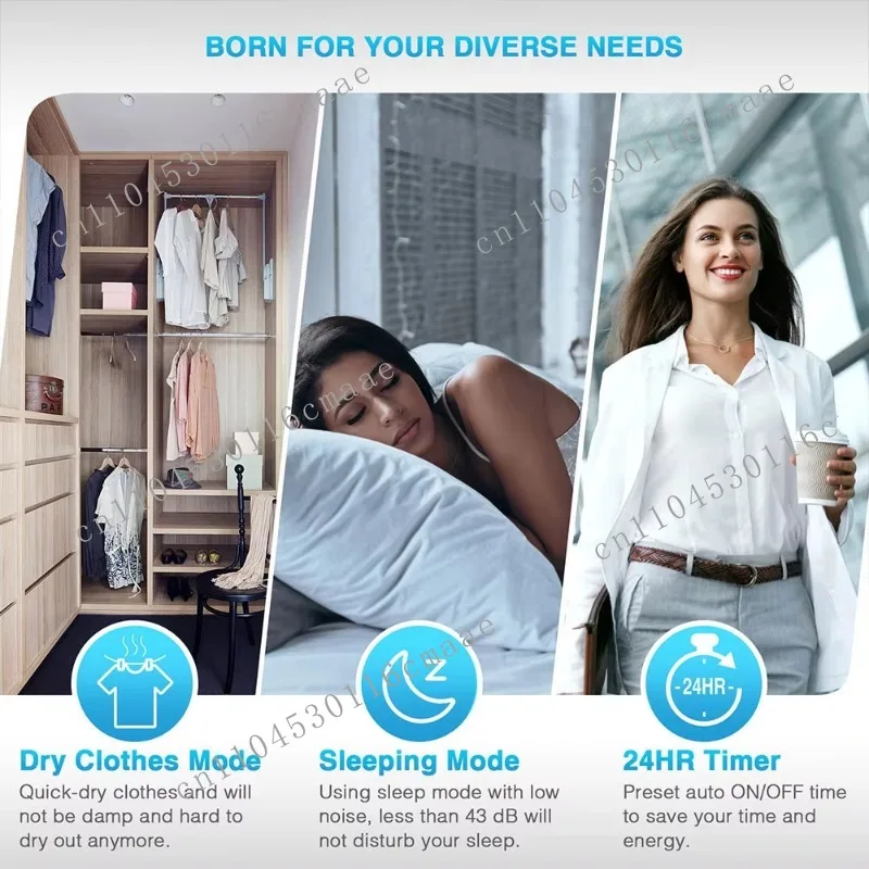 OL20-D025C مزيل الرطوبة المحمول، سعة إزالة الرطوبة سعة 20 لترًا