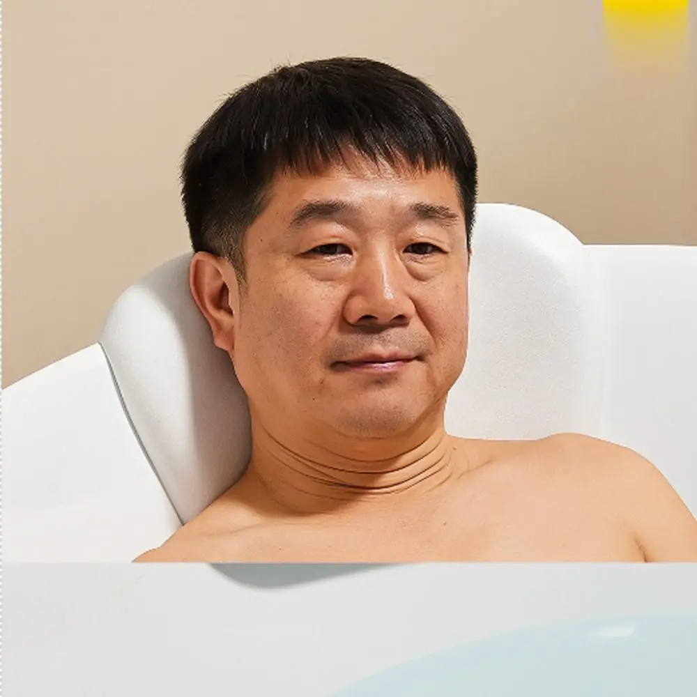 

Practical Non-slip Bathtub Pillow Ergonomic Design Comfort SPA Pillow High Elasticit Suction Cup Jacuzzi Pillow Head Support